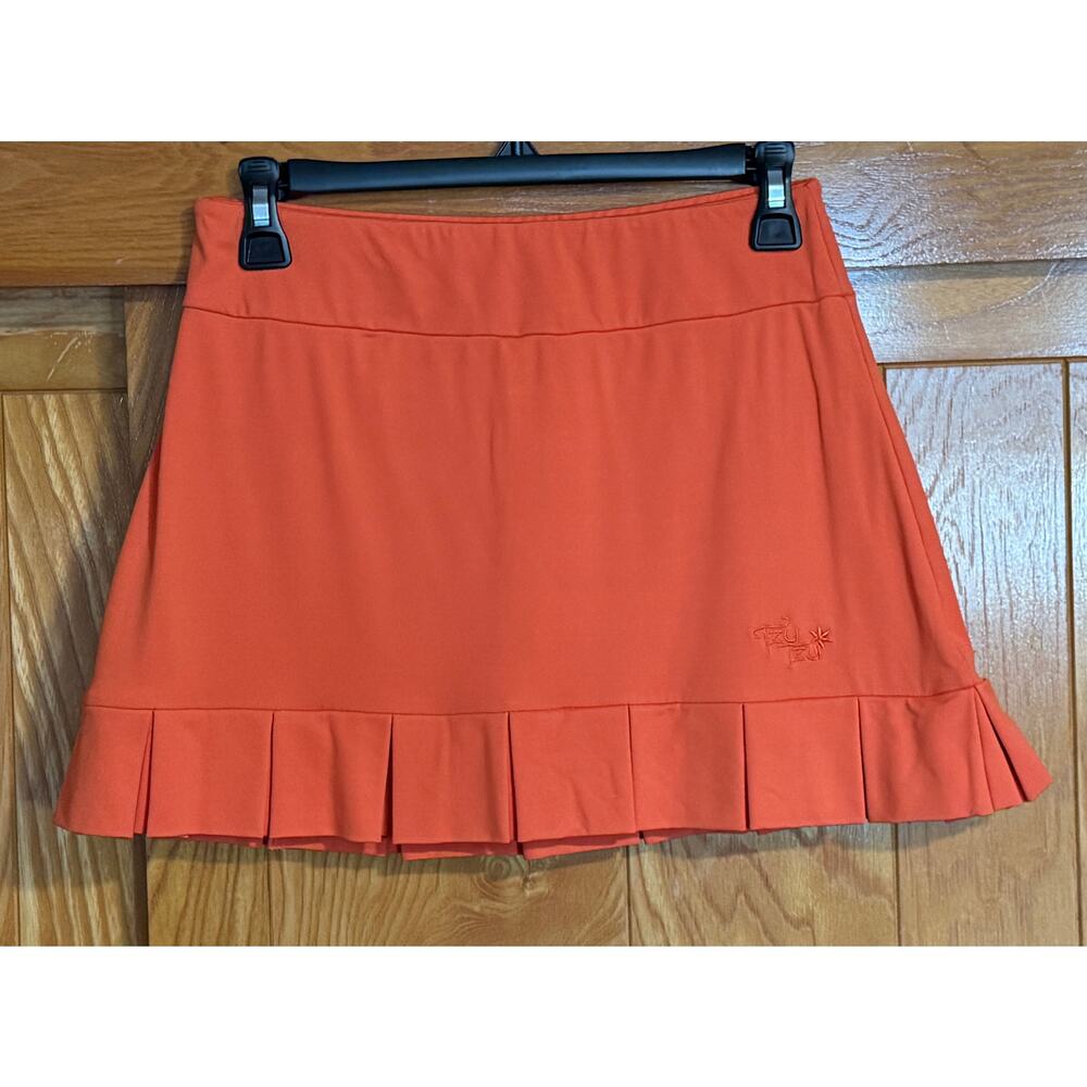 Tzu Tzu Sport ChaCha Tangerine Skort, Women's Size Small - Picture 4 of 9